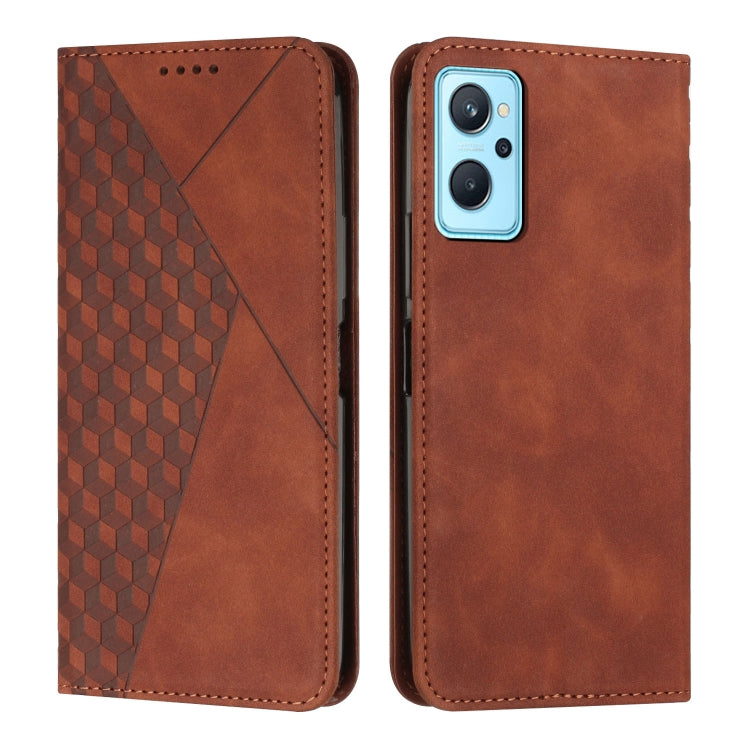Diamond Splicing Skin Feel Magnetic Leather Phone Case, For Realme 12+, For Realme 12 Pro+, For Realme C67 4G Global, For Realme 11 4G Global, For Realme 11 5G Global/11x, For Realme C53/Narzo N53, For Realme 11, For Realme 11 Pro/11 Pro+              ...