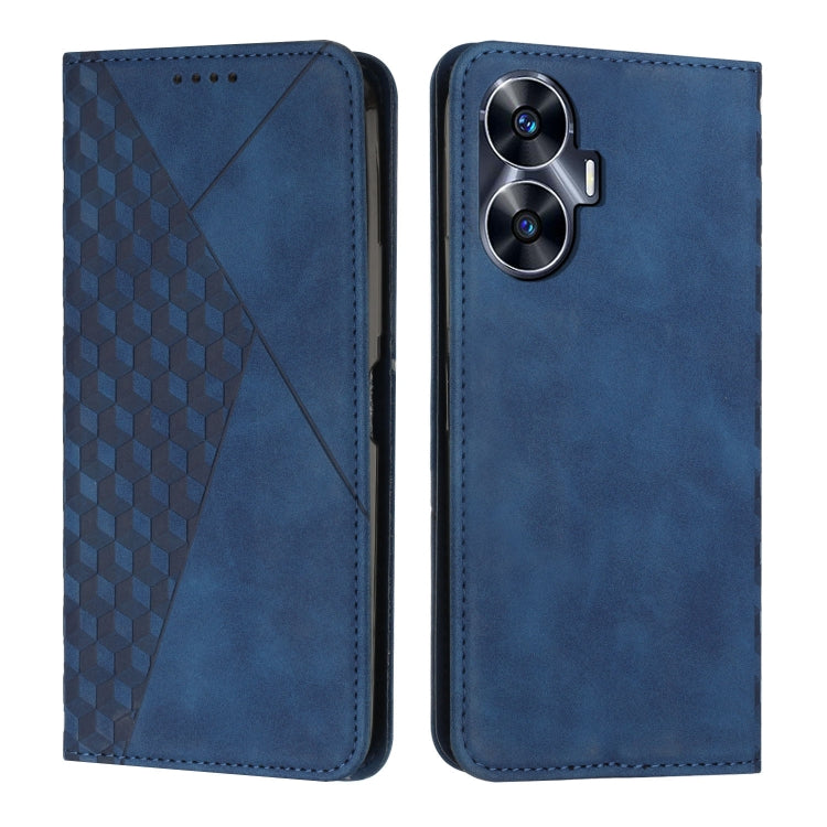 Diamond Splicing Skin Feel Magnetic Leather Phone Case, For Realme 12+, For Realme 12 Pro+, For Realme C67 4G Global, For Realme 11 4G Global, For Realme 11 5G Global/11x, For Realme C53/Narzo N53, For Realme 11, For Realme 11 Pro/11 Pro+              ...