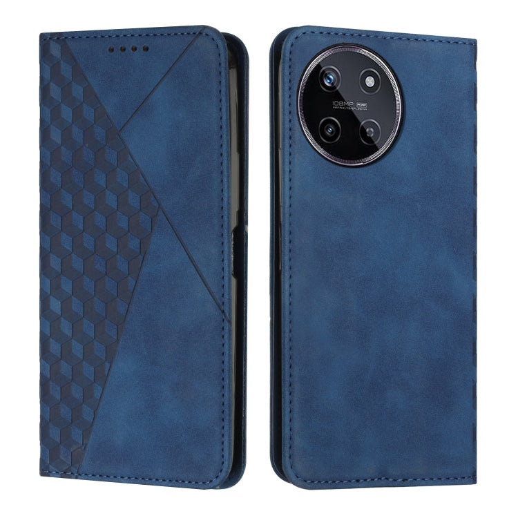 Diamond Splicing Skin Feel Magnetic Leather Phone Case, For Realme 12+, For Realme 12 Pro+, For Realme C67 4G Global, For Realme 11 4G Global, For Realme 11 5G Global/11x, For Realme C53/Narzo N53, For Realme 11, For Realme 11 Pro/11 Pro+              ...