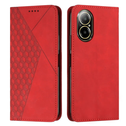 Diamond Splicing Skin Feel Magnetic Leather Phone Case, For Realme 12+, For Realme 12 Pro+, For Realme C67 4G Global, For Realme 11 4G Global, For Realme 11 5G Global/11x, For Realme C53/Narzo N53, For Realme 11, For Realme 11 Pro/11 Pro+              ...