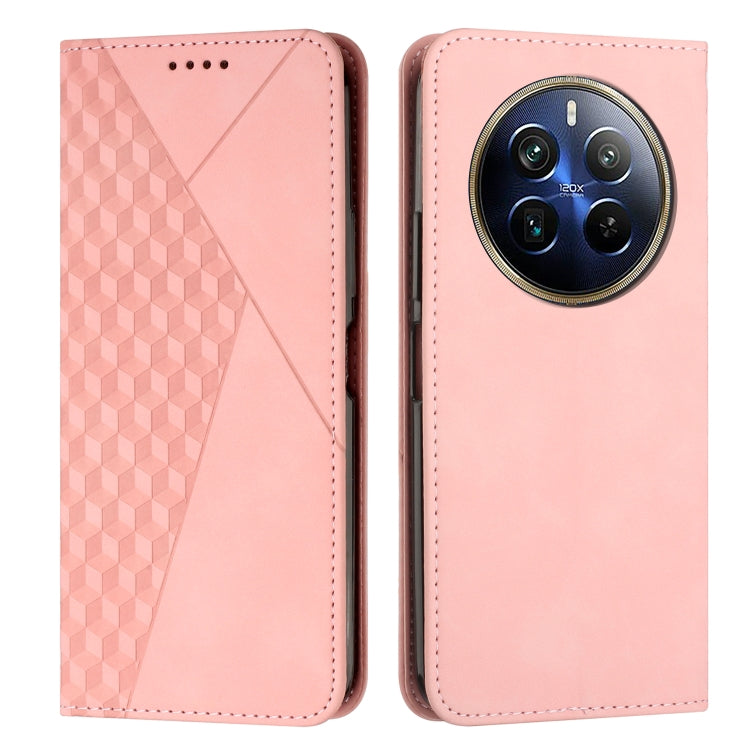 Diamond Splicing Skin Feel Magnetic Leather Phone Case, For Realme 12+, For Realme 12 Pro+, For Realme C67 4G Global, For Realme 11 4G Global, For Realme 11 5G Global/11x, For Realme C53/Narzo N53, For Realme 11, For Realme 11 Pro/11 Pro+              ...