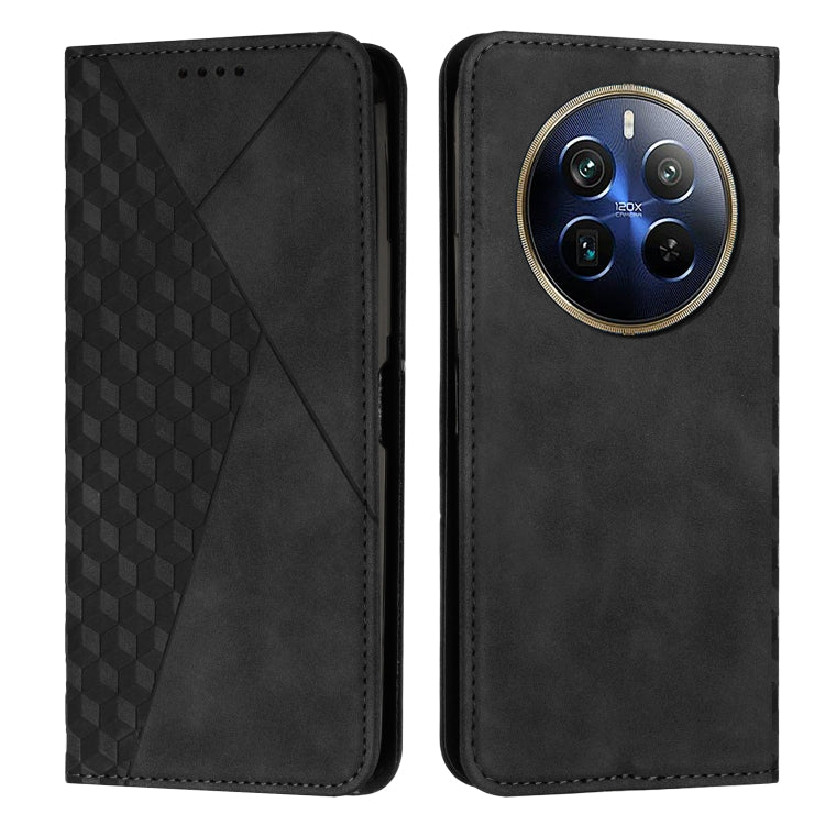 Diamond Splicing Skin Feel Magnetic Leather Phone Case, For Realme 12+, For Realme 12 Pro+, For Realme C67 4G Global, For Realme 11 4G Global, For Realme 11 5G Global/11x, For Realme C53/Narzo N53, For Realme 11, For Realme 11 Pro/11 Pro+              ...