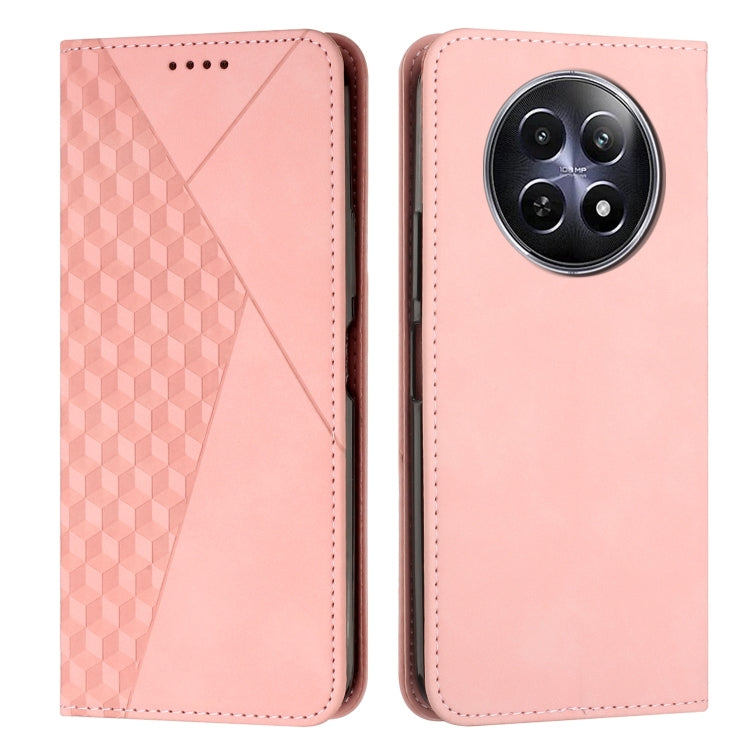 Diamond Splicing Skin Feel Magnetic Leather Phone Case, For Realme 16T 5G, For Realme C100 / C100i / C100x 4G, For Realme P4 Power 5G, For Realme 16 5G, For Realme 16 Pro+ 5G, For Realme 16 Pro 5G, For Realme C85 5G / 15x 5G India, For Realme C85 Pro 4...