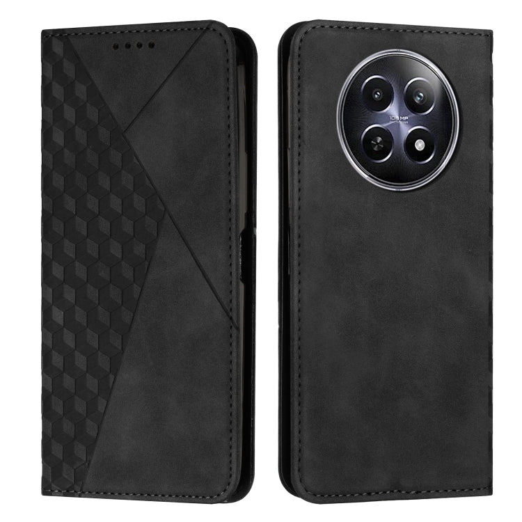 Diamond Splicing Skin Feel Magnetic Leather Phone Case, For Realme 16T 5G, For Realme C100 / C100i / C100x 4G, For Realme P4 Power 5G, For Realme 16 5G, For Realme 16 Pro+ 5G, For Realme 16 Pro 5G, For Realme C85 5G / 15x 5G India, For Realme C85 Pro 4...