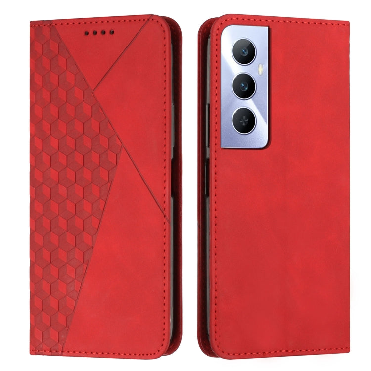Diamond Splicing Skin Feel Magnetic Leather Phone Case, For Realme 12+, For Realme 12 Pro+, For Realme C67 4G Global, For Realme 11 4G Global, For Realme 11 5G Global/11x, For Realme C53/Narzo N53, For Realme 11, For Realme 11 Pro/11 Pro+              ...