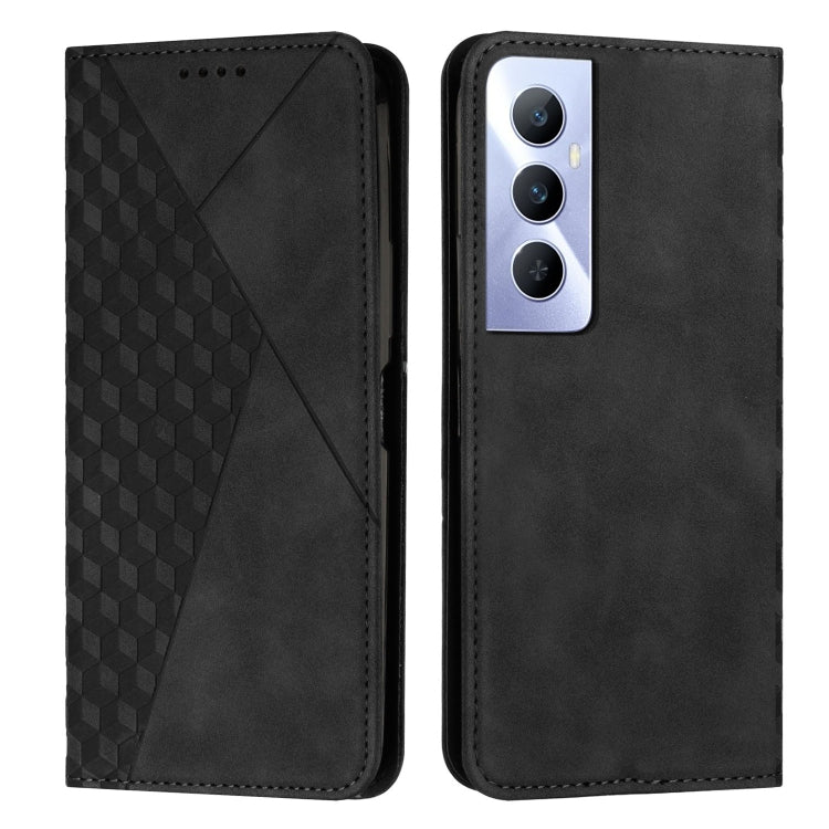 Diamond Splicing Skin Feel Magnetic Leather Phone Case, For Realme 12+, For Realme 12 Pro+, For Realme C67 4G Global, For Realme 11 4G Global, For Realme 11 5G Global/11x, For Realme C53/Narzo N53, For Realme 11, For Realme 11 Pro/11 Pro+              ...