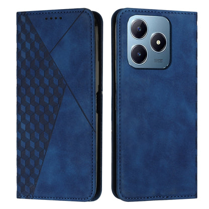 Diamond Splicing Skin Feel Magnetic Leather Phone Case, For Realme 16T 5G, For Realme C100 / C100i / C100x 4G, For Realme P4 Power 5G, For Realme 16 5G, For Realme 16 Pro+ 5G, For Realme 16 Pro 5G, For Realme C85 5G / 15x 5G India, For Realme C85 Pro 4...