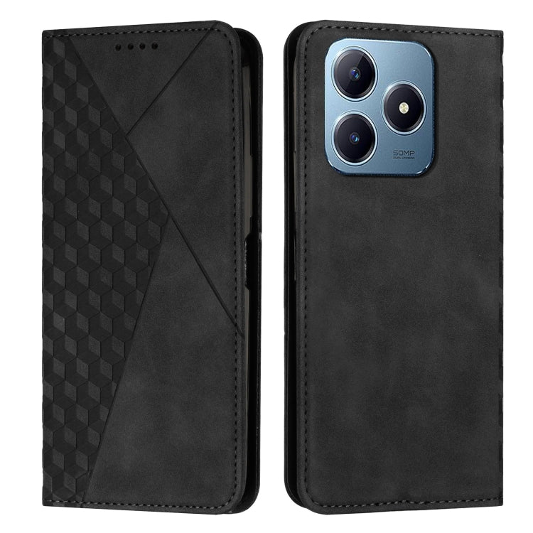 Diamond Splicing Skin Feel Magnetic Leather Phone Case, For Realme 16T 5G, For Realme C100 / C100i / C100x 4G, For Realme P4 Power 5G, For Realme 16 5G, For Realme 16 Pro+ 5G, For Realme 16 Pro 5G, For Realme C85 5G / 15x 5G India, For Realme C85 Pro 4...