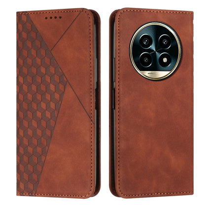 Diamond Splicing Skin Feel Magnetic Leather Phone Case, For Realme 16T 5G, For Realme C100 / C100i / C100x 4G, For Realme P4 Power 5G, For Realme 16 5G, For Realme 16 Pro+ 5G, For Realme 16 Pro 5G, For Realme C85 5G / 15x 5G India, For Realme C85 Pro 4...