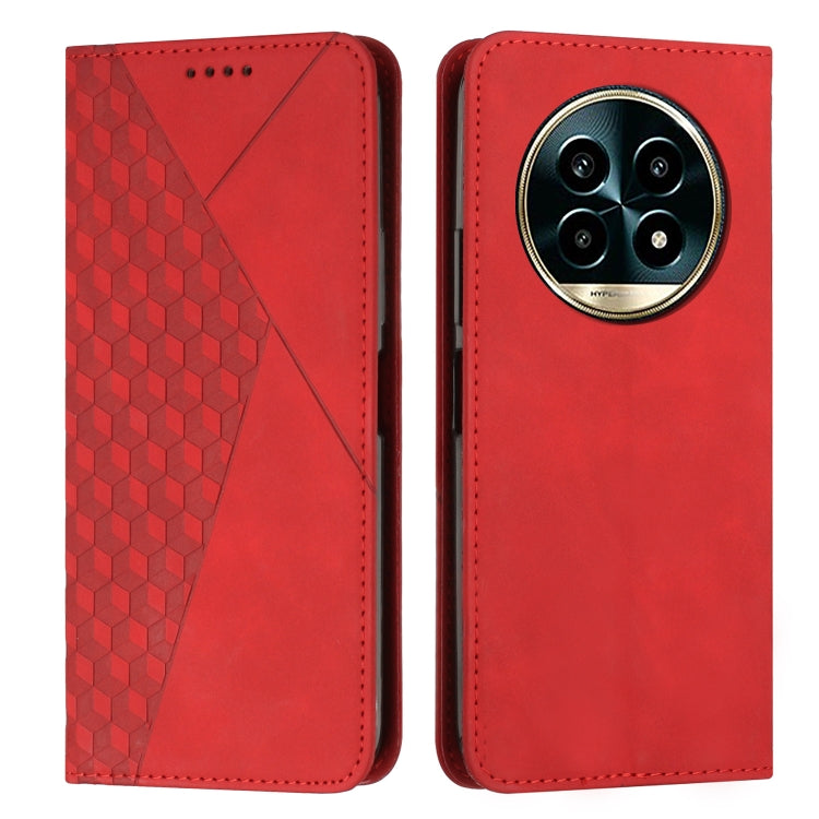 Diamond Splicing Skin Feel Magnetic Leather Phone Case, For Realme 16T 5G, For Realme C100 / C100i / C100x 4G, For Realme P4 Power 5G, For Realme 16 5G, For Realme 16 Pro+ 5G, For Realme 16 Pro 5G, For Realme C85 5G / 15x 5G India, For Realme C85 Pro 4...