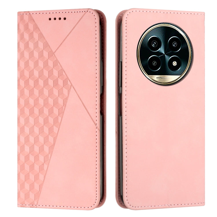 Diamond Splicing Skin Feel Magnetic Leather Phone Case, For Realme 16T 5G, For Realme C100 / C100i / C100x 4G, For Realme P4 Power 5G, For Realme 16 5G, For Realme 16 Pro+ 5G, For Realme 16 Pro 5G, For Realme C85 5G / 15x 5G India, For Realme C85 Pro 4...