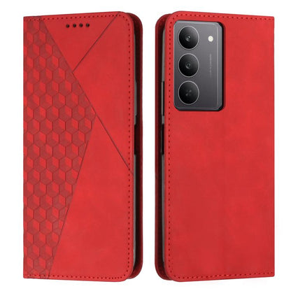 Diamond Splicing Skin Feel Magnetic Leather Phone Case, For Realme 16T 5G, For Realme C100 / C100i / C100x 4G, For Realme P4 Power 5G, For Realme 16 5G, For Realme 16 Pro+ 5G, For Realme 16 Pro 5G, For Realme C85 5G / 15x 5G India, For Realme C85 Pro 4...