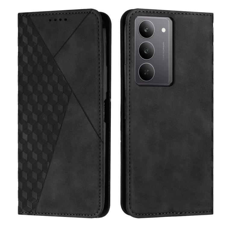 Diamond Splicing Skin Feel Magnetic Leather Phone Case, For Realme 16T 5G, For Realme C100 / C100i / C100x 4G, For Realme P4 Power 5G, For Realme 16 5G, For Realme 16 Pro+ 5G, For Realme 16 Pro 5G, For Realme C85 5G / 15x 5G India, For Realme C85 Pro 4...