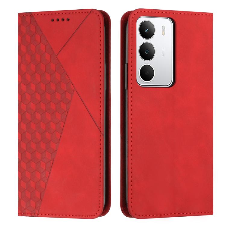 Diamond Splicing Skin Feel Magnetic Leather Phone Case, For Realme 16T 5G, For Realme C100 / C100i / C100x 4G, For Realme P4 Power 5G, For Realme 16 5G, For Realme 16 Pro+ 5G, For Realme 16 Pro 5G, For Realme C85 5G / 15x 5G India, For Realme C85 Pro 4...