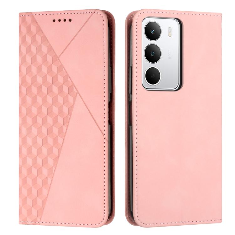 Diamond Splicing Skin Feel Magnetic Leather Phone Case, For Realme 16T 5G, For Realme C100 / C100i / C100x 4G, For Realme P4 Power 5G, For Realme 16 5G, For Realme 16 Pro+ 5G, For Realme 16 Pro 5G, For Realme C85 5G / 15x 5G India, For Realme C85 Pro 4...