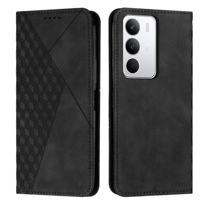 Diamond Splicing Skin Feel Magnetic Leather Phone Case, For Realme 16T 5G, For Realme C100 / C100i / C100x 4G, For Realme P4 Power 5G, For Realme 16 5G, For Realme 16 Pro+ 5G, For Realme 16 Pro 5G, For Realme C85 5G / 15x 5G India, For Realme C85 Pro 4...