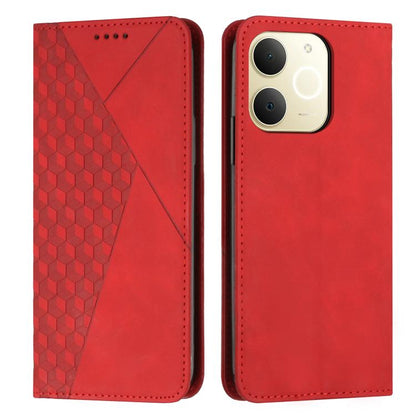 Diamond Splicing Skin Feel Magnetic Leather Phone Case, For Realme 16T 5G, For Realme C100 / C100i / C100x 4G, For Realme P4 Power 5G, For Realme 16 5G, For Realme 16 Pro+ 5G, For Realme 16 Pro 5G, For Realme C85 5G / 15x 5G India, For Realme C85 Pro 4...