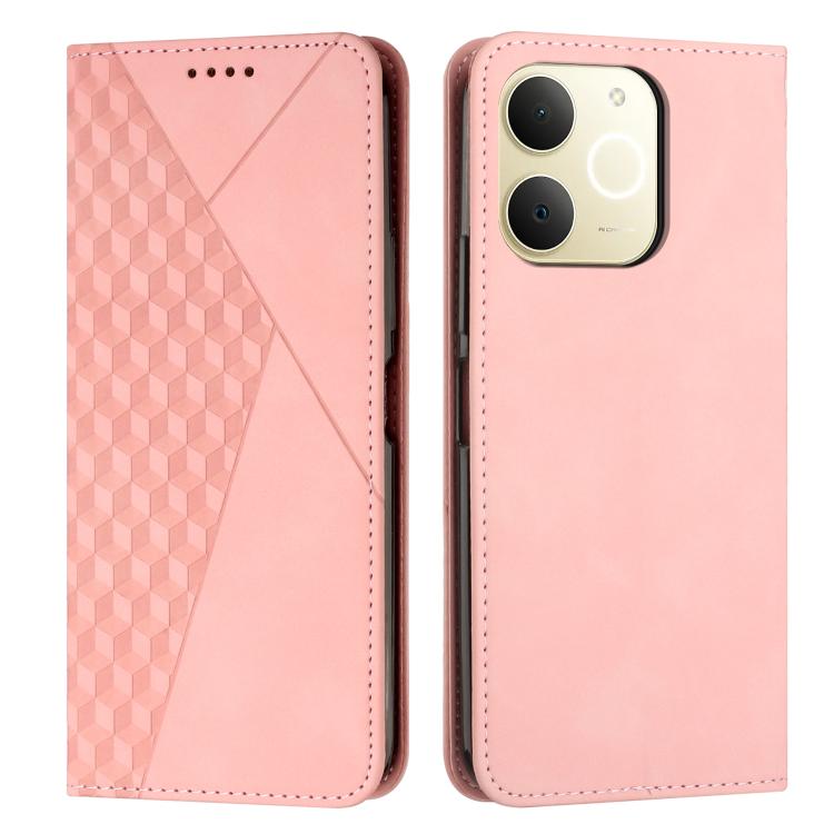 Diamond Splicing Skin Feel Magnetic Leather Phone Case, For Realme 16T 5G, For Realme C100 / C100i / C100x 4G, For Realme P4 Power 5G, For Realme 16 5G, For Realme 16 Pro+ 5G, For Realme 16 Pro 5G, For Realme C85 5G / 15x 5G India, For Realme C85 Pro 4...
