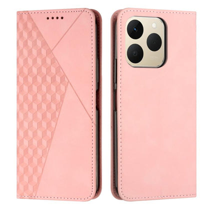 Diamond Splicing Skin Feel Magnetic Leather Phone Case, For Realme 16T 5G, For Realme C100 / C100i / C100x 4G, For Realme P4 Power 5G, For Realme 16 5G, For Realme 16 Pro+ 5G, For Realme 16 Pro 5G, For Realme C85 5G / 15x 5G India, For Realme C85 Pro 4...