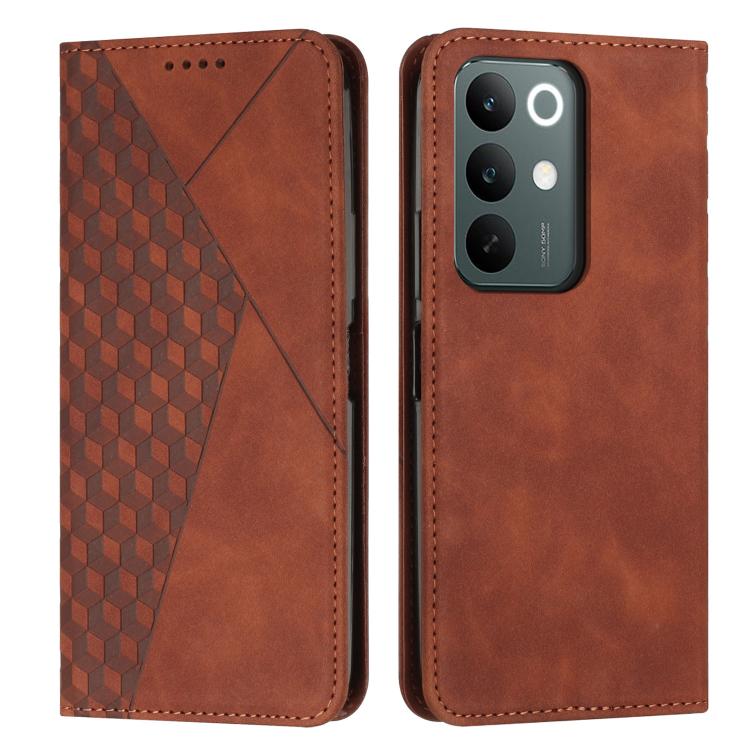 Diamond Splicing Skin Feel Magnetic Leather Phone Case, For Realme 16T 5G, For Realme C100 / C100i / C100x 4G, For Realme P4 Power 5G, For Realme 16 5G, For Realme 16 Pro+ 5G, For Realme 16 Pro 5G, For Realme C85 5G / 15x 5G India, For Realme C85 Pro 4...
