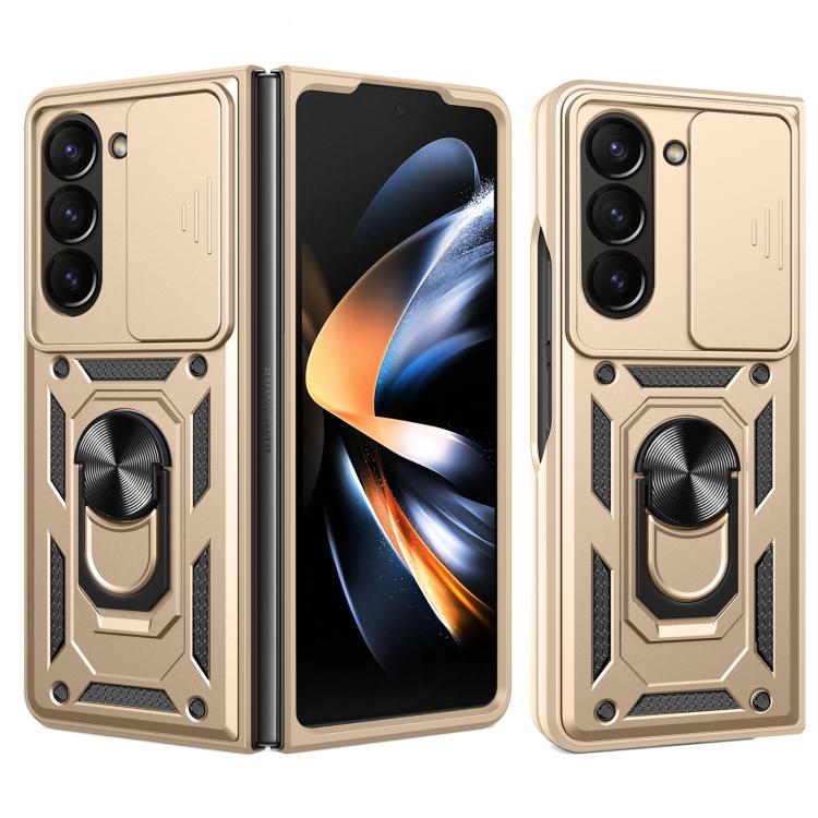 Sliding Camera Cover Design TPU+PC Phone Case, For Galaxy Z Fold8 Ultra 5G, For Samsung Galaxy Z Fold7, For Samsung Galaxy Z Fold6, For Samsung Galaxy Z Fold5