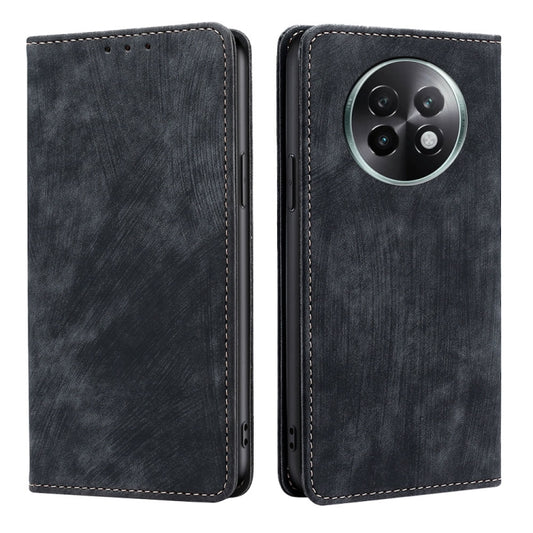 RFID Anti-theft Brush Magnetic Leather Phone Case, For Realme 13 Pro 5G, For Realme C61 4G, For Realme GT Neo6 SE, For Realme 12 5G, For Realme 12+ 5G, For Realme 12 Pro 5G, For Realme GT5 Pro 5G, For Realme 11 4G, For Realme GT5 / GT5 240W