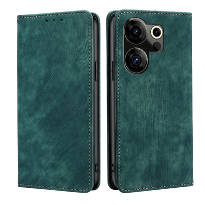 RFID Anti-theft Brush Magnetic Leather Phone Case, For Tecno Pova Curve 2 5G, For Tecno Camon 50 Pro 4G, For Tecno Camon 50 4G, For Tecno Pova Slim 5G / Spark Slim 4G, For Tecno Pova 7 Pro, For Tecno Pova 7 5G, For Tecno Spark 40 Pro+ 4G               ...