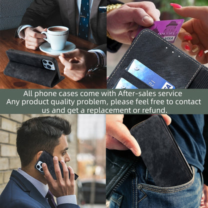 RFID Anti-theft Brush Magnetic Leather Phone Case, For Tecno Camon 20 Pro 5G, For Tecno Camon 20 Pro 4G