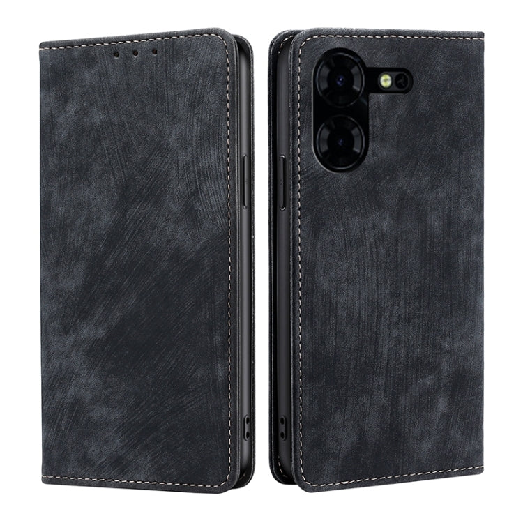 RFID Anti-theft Brush Magnetic Leather Phone Case, For Tecno Pova Curve 2 5G, For Tecno Camon 50 Pro 4G, For Tecno Camon 50 4G, For Tecno Pova Slim 5G / Spark Slim 4G, For Tecno Pova 7 Pro, For Tecno Pova 7 5G, For Tecno Spark 40 Pro+ 4G               ...