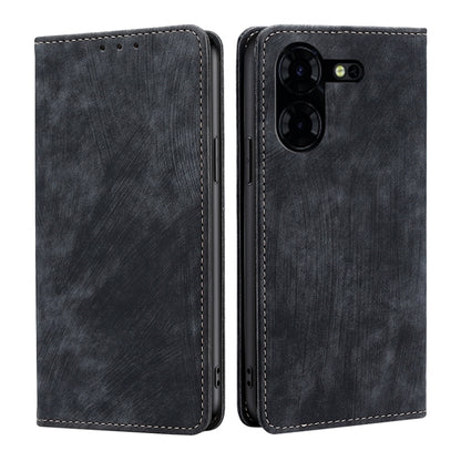 RFID Anti-theft Brush Magnetic Leather Phone Case, For Tecno Pova Curve 2 5G, For Tecno Camon 50 Pro 4G, For Tecno Camon 50 4G, For Tecno Pova Slim 5G / Spark Slim 4G, For Tecno Pova 7 Pro, For Tecno Pova 7 5G, For Tecno Spark 40 Pro+ 4G               ...
