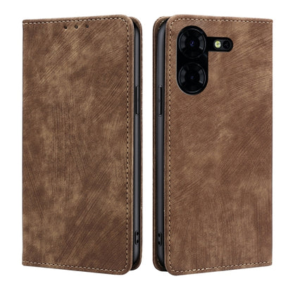 RFID Anti-theft Brush Magnetic Leather Phone Case, For Tecno Pova Curve 2 5G, For Tecno Camon 50 Pro 4G, For Tecno Camon 50 4G, For Tecno Pova Slim 5G / Spark Slim 4G, For Tecno Pova 7 Pro, For Tecno Pova 7 5G, For Tecno Spark 40 Pro+ 4G               ...