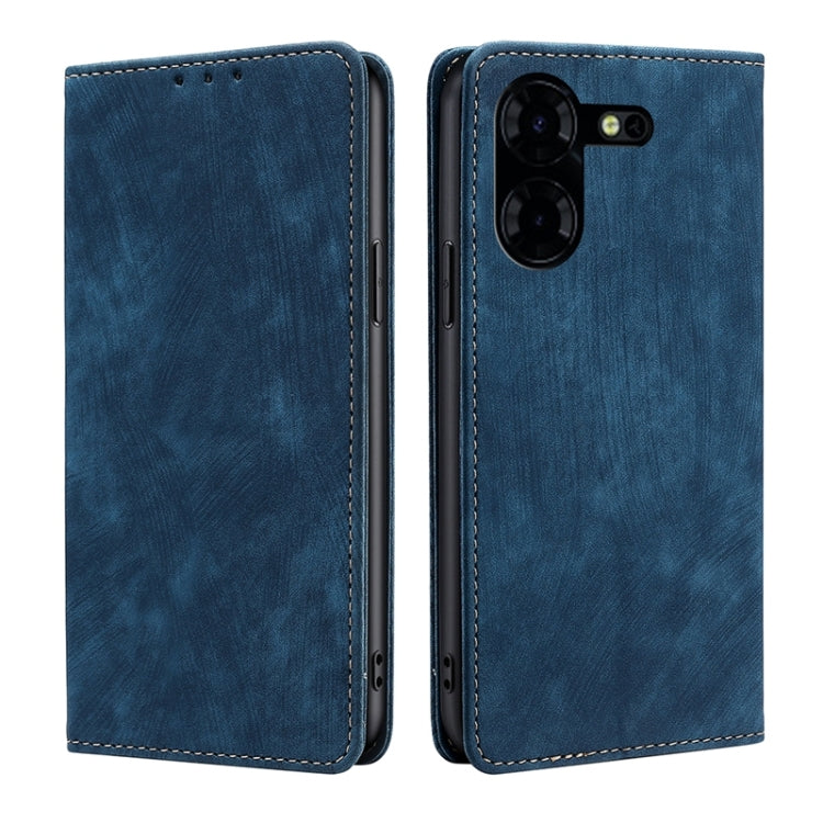 RFID Anti-theft Brush Magnetic Leather Phone Case, For Tecno Pova Curve 2 5G, For Tecno Camon 50 Pro 4G, For Tecno Camon 50 4G, For Tecno Pova Slim 5G / Spark Slim 4G, For Tecno Pova 7 Pro, For Tecno Pova 7 5G, For Tecno Spark 40 Pro+ 4G               ...