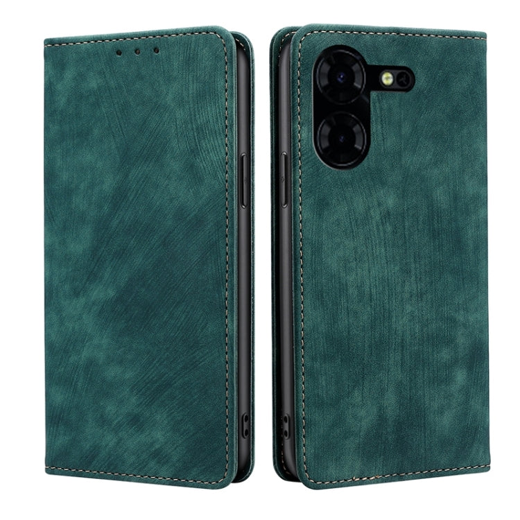 RFID Anti-theft Brush Magnetic Leather Phone Case, For Tecno Pova Curve 2 5G, For Tecno Camon 50 Pro 4G, For Tecno Camon 50 4G, For Tecno Pova Slim 5G / Spark Slim 4G, For Tecno Pova 7 Pro, For Tecno Pova 7 5G, For Tecno Spark 40 Pro+ 4G               ...
