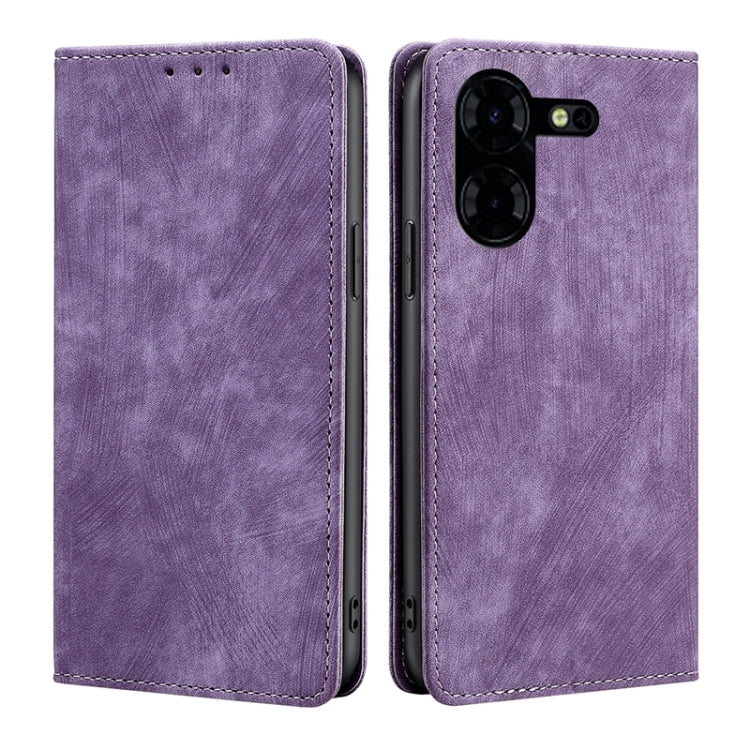 RFID Anti-theft Brush Magnetic Leather Phone Case, For Tecno Pova Curve 2 5G, For Tecno Camon 50 Pro 4G, For Tecno Camon 50 4G, For Tecno Pova Slim 5G / Spark Slim 4G, For Tecno Pova 7 Pro, For Tecno Pova 7 5G, For Tecno Spark 40 Pro+ 4G               ...
