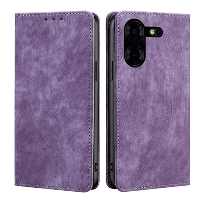 RFID Anti-theft Brush Magnetic Leather Phone Case, For Tecno Pova Curve 2 5G, For Tecno Camon 50 Pro 4G, For Tecno Camon 50 4G, For Tecno Pova Slim 5G / Spark Slim 4G, For Tecno Pova 7 Pro, For Tecno Pova 7 5G, For Tecno Spark 40 Pro+ 4G               ...