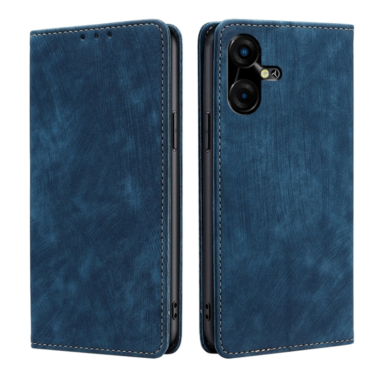 RFID Anti-theft Brush Magnetic Leather Phone Case, For Tecno Pova Curve 2 5G, For Tecno Camon 50 Pro 4G, For Tecno Camon 50 4G, For Tecno Pova Slim 5G / Spark Slim 4G, For Tecno Pova 7 Pro, For Tecno Pova 7 5G, For Tecno Spark 40 Pro+ 4G               ...