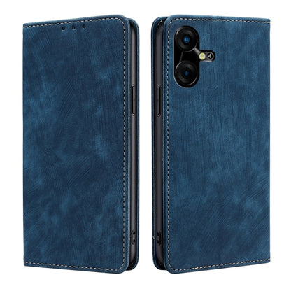 RFID Anti-theft Brush Magnetic Leather Phone Case, For Tecno Pova Curve 2 5G, For Tecno Camon 50 Pro 4G, For Tecno Camon 50 4G, For Tecno Pova Slim 5G / Spark Slim 4G, For Tecno Pova 7 Pro, For Tecno Pova 7 5G, For Tecno Spark 40 Pro+ 4G               ...