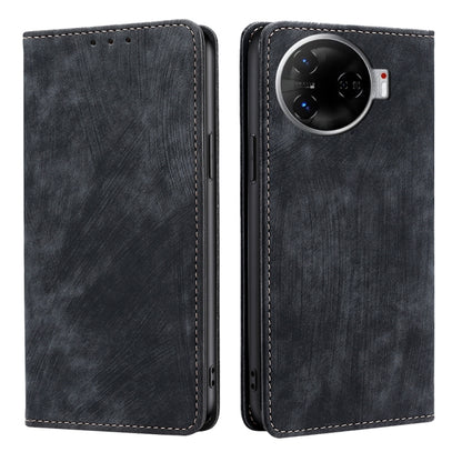 RFID Anti-theft Brush Magnetic Leather Phone Case, For Tecno Pova Curve 2 5G, For Tecno Camon 50 Pro 4G, For Tecno Camon 50 4G, For Tecno Pova Slim 5G / Spark Slim 4G, For Tecno Pova 7 Pro, For Tecno Pova 7 5G, For Tecno Spark 40 Pro+ 4G               ...