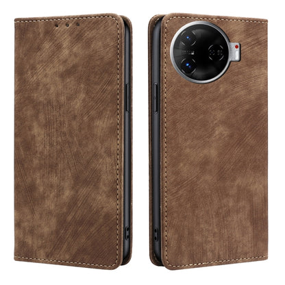 RFID Anti-theft Brush Magnetic Leather Phone Case, For Tecno Pova Curve 2 5G, For Tecno Camon 50 Pro 4G, For Tecno Camon 50 4G, For Tecno Pova Slim 5G / Spark Slim 4G, For Tecno Pova 7 Pro, For Tecno Pova 7 5G, For Tecno Spark 40 Pro+ 4G               ...