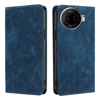 RFID Anti-theft Brush Magnetic Leather Phone Case, For Tecno Pova Curve 2 5G, For Tecno Camon 50 Pro 4G, For Tecno Camon 50 4G, For Tecno Pova Slim 5G / Spark Slim 4G, For Tecno Pova 7 Pro, For Tecno Pova 7 5G, For Tecno Spark 40 Pro+ 4G               ...