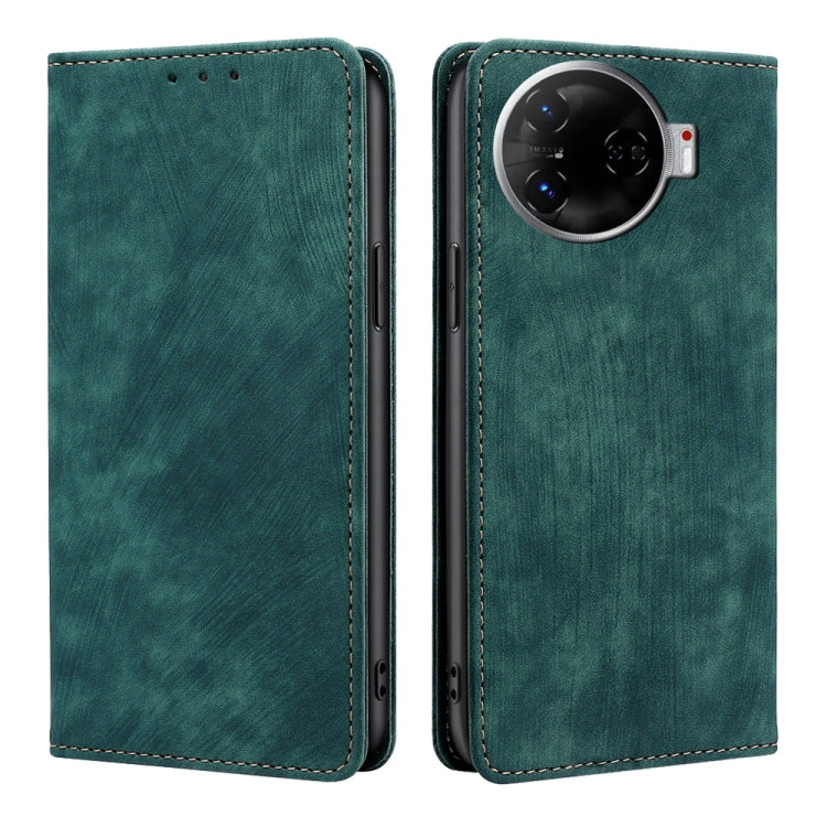 RFID Anti-theft Brush Magnetic Leather Phone Case, For Tecno Pova Curve 2 5G, For Tecno Camon 50 Pro 4G, For Tecno Camon 50 4G, For Tecno Pova Slim 5G / Spark Slim 4G, For Tecno Pova 7 Pro, For Tecno Pova 7 5G, For Tecno Spark 40 Pro+ 4G               ...