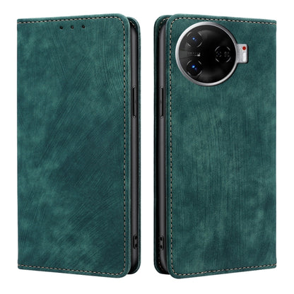 RFID Anti-theft Brush Magnetic Leather Phone Case, For Tecno Pova Curve 2 5G, For Tecno Camon 50 Pro 4G, For Tecno Camon 50 4G, For Tecno Pova Slim 5G / Spark Slim 4G, For Tecno Pova 7 Pro, For Tecno Pova 7 5G, For Tecno Spark 40 Pro+ 4G               ...