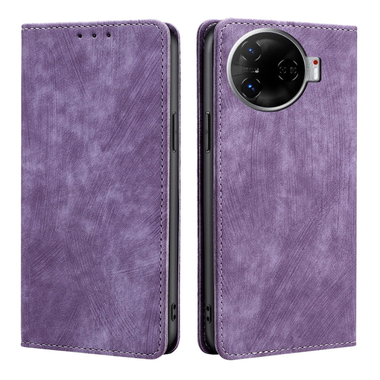 RFID Anti-theft Brush Magnetic Leather Phone Case, For Tecno Pova Curve 2 5G, For Tecno Camon 50 Pro 4G, For Tecno Camon 50 4G, For Tecno Pova Slim 5G / Spark Slim 4G, For Tecno Pova 7 Pro, For Tecno Pova 7 5G, For Tecno Spark 40 Pro+ 4G               ...