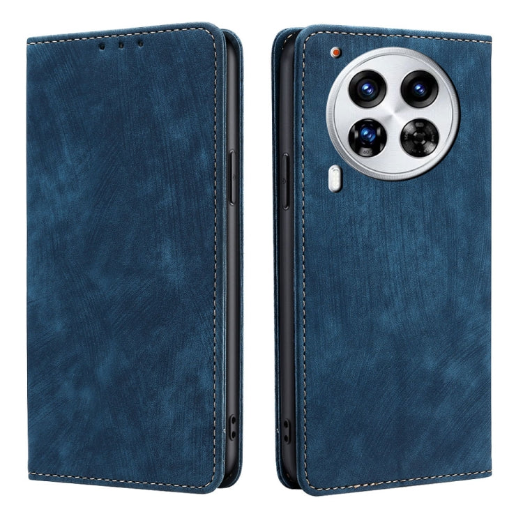 RFID Anti-theft Brush Magnetic Leather Phone Case, For Tecno Pova Curve 2 5G, For Tecno Camon 50 Pro 4G, For Tecno Camon 50 4G, For Tecno Pova Slim 5G / Spark Slim 4G, For Tecno Pova 7 Pro, For Tecno Pova 7 5G, For Tecno Spark 40 Pro+ 4G               ...