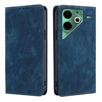 RFID Anti-theft Brush Magnetic Leather Phone Case, For Tecno Pova Curve 2 5G, For Tecno Camon 50 Pro 4G, For Tecno Camon 50 4G, For Tecno Pova Slim 5G / Spark Slim 4G, For Tecno Pova 7 Pro, For Tecno Pova 7 5G, For Tecno Spark 40 Pro+ 4G               ...