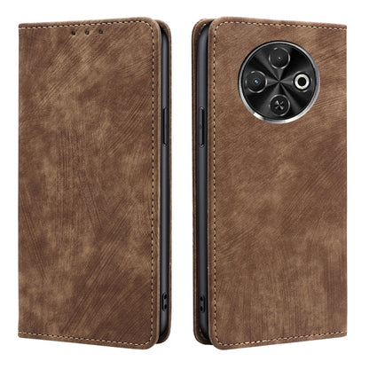 RFID Anti-theft Brush Magnetic Leather Phone Case, For Tecno Pova Curve 2 5G, For Tecno Camon 50 Pro 4G, For Tecno Camon 50 4G, For Tecno Pova Slim 5G / Spark Slim 4G, For Tecno Pova 7 Pro, For Tecno Pova 7 5G, For Tecno Spark 40 Pro+ 4G               ...