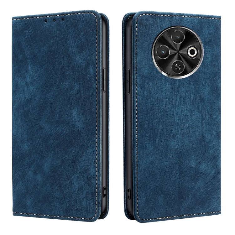 RFID Anti-theft Brush Magnetic Leather Phone Case, For Tecno Pova Curve 2 5G, For Tecno Camon 50 Pro 4G, For Tecno Camon 50 4G, For Tecno Pova Slim 5G / Spark Slim 4G, For Tecno Pova 7 Pro, For Tecno Pova 7 5G, For Tecno Spark 40 Pro+ 4G               ...
