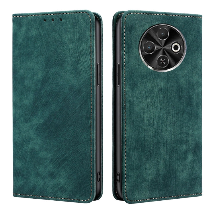 RFID Anti-theft Brush Magnetic Leather Phone Case, For Tecno Pova Curve 2 5G, For Tecno Camon 50 Pro 4G, For Tecno Camon 50 4G, For Tecno Pova Slim 5G / Spark Slim 4G, For Tecno Pova 7 Pro, For Tecno Pova 7 5G, For Tecno Spark 40 Pro+ 4G               ...