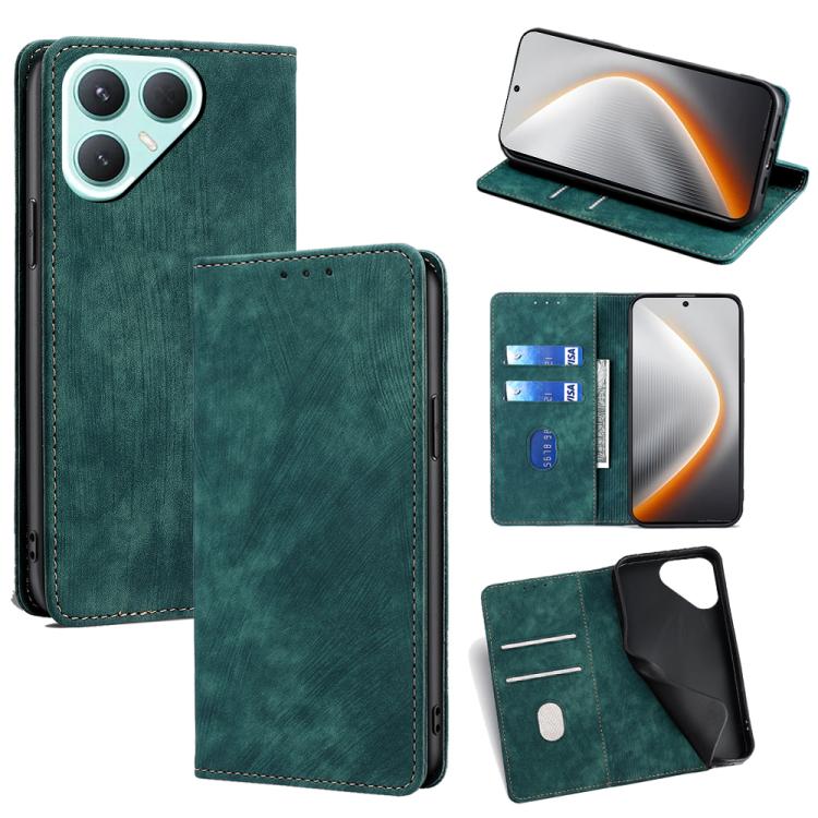 RFID Anti-theft Brush Magnetic Leather Phone Case, For Tecno Pova Curve 2 5G, For Tecno Camon 50 Pro 4G, For Tecno Camon 50 4G, For Tecno Pova Slim 5G / Spark Slim 4G, For Tecno Pova 7 Pro, For Tecno Pova 7 5G, For Tecno Spark 40 Pro+ 4G               ...