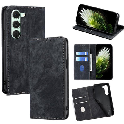 RFID Anti-theft Brush Magnetic Leather Phone Case, For Tecno Pova Curve 2 5G, For Tecno Camon 50 Pro 4G, For Tecno Camon 50 4G, For Tecno Pova Slim 5G / Spark Slim 4G, For Tecno Pova 7 Pro, For Tecno Pova 7 5G, For Tecno Spark 40 Pro+ 4G               ...